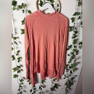 We The Free Pink Tunic Top with Relaxed Fit